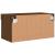 Comodă TV cu lumini LED, stejar maro, 60x30x30 cm GartenMobel Dekor