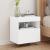 Comode TV de perete cu lumini LED, 2 buc., alb, 40x30x40 cm GartenMobel Dekor
