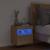 Comodă TV de perete cu lumini LED, stejar sonoma, 40x30x40 cm GartenMobel Dekor