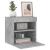Comodă TV de perete cu lumini LED, gri beton, 40x30x40 cm GartenMobel Dekor