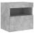Comodă TV de perete cu lumini LED, gri beton, 40x30x40 cm GartenMobel Dekor