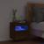 Comodă TV de perete cu lumini LED, stejar maro, 40x30x40 cm GartenMobel Dekor