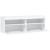 Comode TV de perete cu lumini LED, 2 buc., alb, 60x30x40 cm GartenMobel Dekor