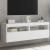 Comode TV de perete cu lumini LED, 2 buc., alb, 60x30x40 cm GartenMobel Dekor