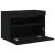 Comodă TV de perete cu lumini LED, negru, 60x30x40 cm GartenMobel Dekor