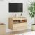 Comodă TV de perete cu lumini LED, stejar sonoma, 60x30x40 cm GartenMobel Dekor