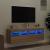 Comodă TV de perete cu LED, 2 buc. stejar sonoma, 60x30x40 cm GartenMobel Dekor