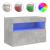 Comodă TV de perete cu lumini LED, gri beton, 60x30x40 cm GartenMobel Dekor