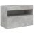 Comodă TV de perete cu lumini LED, gri beton, 60x30x40 cm GartenMobel Dekor