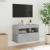 Comodă TV de perete cu lumini LED, gri beton, 60x30x40 cm GartenMobel Dekor