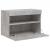 Comodă TV de perete cu lumini LED, gri beton, 60x30x40 cm GartenMobel Dekor