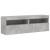 Comode TV de perete cu lumini LED 2 buc. gri beton 60x30x40 cm GartenMobel Dekor