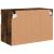 Comodă TV de perete cu lumini LED, stejar fumuriu, 60x30x40 cm GartenMobel Dekor