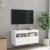 Comodă TV de perete cu lumini LED, alb, 80x30x40 cm GartenMobel Dekor