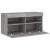 Comodă TV de perete cu lumini LED, gri sonoma, 80x30x40 cm GartenMobel Dekor