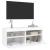 Comodă TV de perete cu lumini LED, alb, 100x30x40 cm GartenMobel Dekor