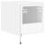 Comodă TV de perete cu lumini LED, alb, 30,5x35x30 cm GartenMobel Dekor