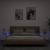 Comode TV de perete cu lumini LED, 2 buc., alb, 30,5x35x30 cm GartenMobel Dekor