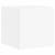 Comode TV de perete cu lumini LED, 2 buc., alb, 30,5x35x30 cm GartenMobel Dekor