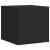 Comode TV de perete cu lumini LED, 2 buc., negru, 30,5x35x30 cm GartenMobel Dekor