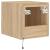 Comodă TV de perete cu lumini LED, stejar sonoma, 30,5x35x30 cm GartenMobel Dekor