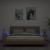 Comodă TV de perete cu LED, 2 buc. stejar sonoma, 30,5x35x30 cm GartenMobel Dekor
