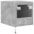 Comodă TV de perete cu lumini LED, gri beton, 30,5x35x30 cm GartenMobel Dekor