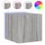 Comodă TV de perete cu lumini LED, gri sonoma, 30,5x35x30 cm GartenMobel Dekor