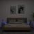Comode TV cu lumini LED, 2 buc., gri sonoma, 30,5x35x30 cm GartenMobel Dekor