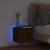 Comodă TV de perete cu lumini LED, stejar maro, 30,5x35x30 cm GartenMobel Dekor