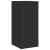 Comodă TV de perete cu lumini LED, negru, 30,5x35x70 cm GartenMobel Dekor