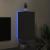 Comodă TV de perete cu lumini LED, negru, 30,5x35x70 cm GartenMobel Dekor