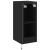 Comodă TV de perete cu lumini LED, negru, 30,5x35x70 cm GartenMobel Dekor