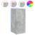 Comodă TV de perete cu lumini LED, gri beton, 30,5x35x70 cm GartenMobel Dekor