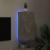 Comodă TV de perete cu lumini LED, gri beton, 30,5x35x70 cm GartenMobel Dekor