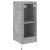 Comodă TV de perete cu lumini LED, gri beton, 30,5x35x70 cm GartenMobel Dekor