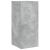 Comodă TV de perete cu lumini LED, gri beton, 30,5x35x70 cm GartenMobel Dekor