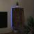 Comodă TV de perete cu lumini LED, stejar fumuriu, 30,5x35x70cm GartenMobel Dekor