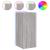 Comodă TV de perete cu lumini LED, gri sonoma, 30,5x35x70 cm GartenMobel Dekor
