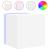 Comode TV de perete cu lumini LED, 2 buc., alb, 40,5x35x40 cm GartenMobel Dekor