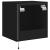 Comodă TV de perete cu lumini LED, negru, 40,5x35x40 cm GartenMobel Dekor
