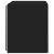Comode TV de perete cu lumini LED, 2 buc., negru, 40,5x35x40 cm GartenMobel Dekor