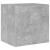 Comodă TV de perete cu lumini LED, gri beton, 40,5x35x40 cm GartenMobel Dekor