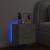 Comodă TV de perete cu lumini LED, gri beton, 40,5x35x40 cm GartenMobel Dekor