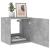 Comodă TV de perete cu lumini LED, gri beton, 40,5x35x40 cm GartenMobel Dekor
