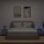 Comode TV de perete cu lumini LED 2 buc. gri beton 40,5x35x40cm GartenMobel Dekor
