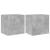 Comode TV de perete cu lumini LED 2 buc. gri beton 40,5x35x40cm GartenMobel Dekor