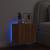 Comodă TV de perete cu lumini LED, stejar maro, 40,5x35x40 cm GartenMobel Dekor