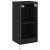 Comodă TV de perete cu lumini LED, negru, 40,5x35x80 cm GartenMobel Dekor