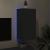 Comodă TV de perete cu lumini LED, negru, 40,5x35x80 cm GartenMobel Dekor